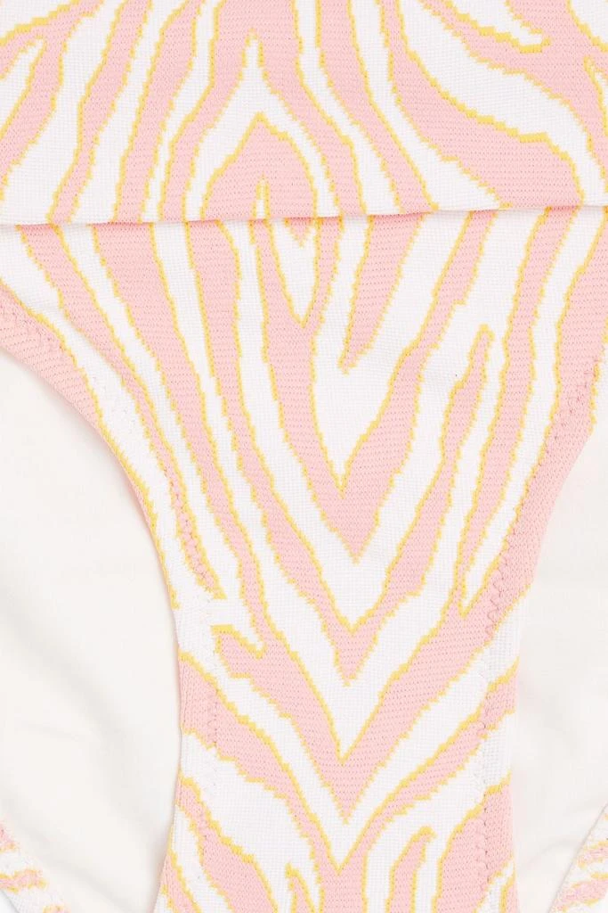 Heidi Klein Palermo zebra-print stretch-jacquard low-rise bikini briefs 4