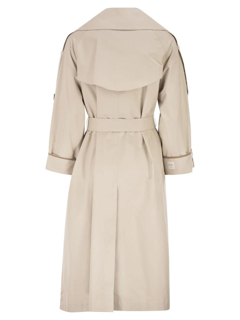 Max Mara Mtcutrench - Trench Coat In Water-Repellent Twill 2