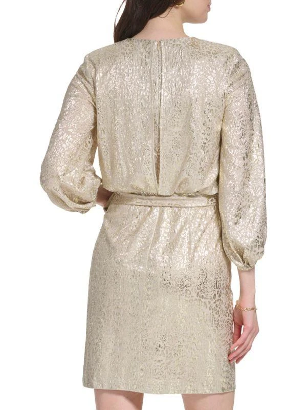 Foil Mini Blouson Dress  On Sale Now with Up to 66% Off | Discover  Exclusive Deals & Savings at BeyondStyle  Authentic Vince Camuto women's| dresses|women's apparel|a-line|Women's with Limited-Time Discounts, Free  Shipping,