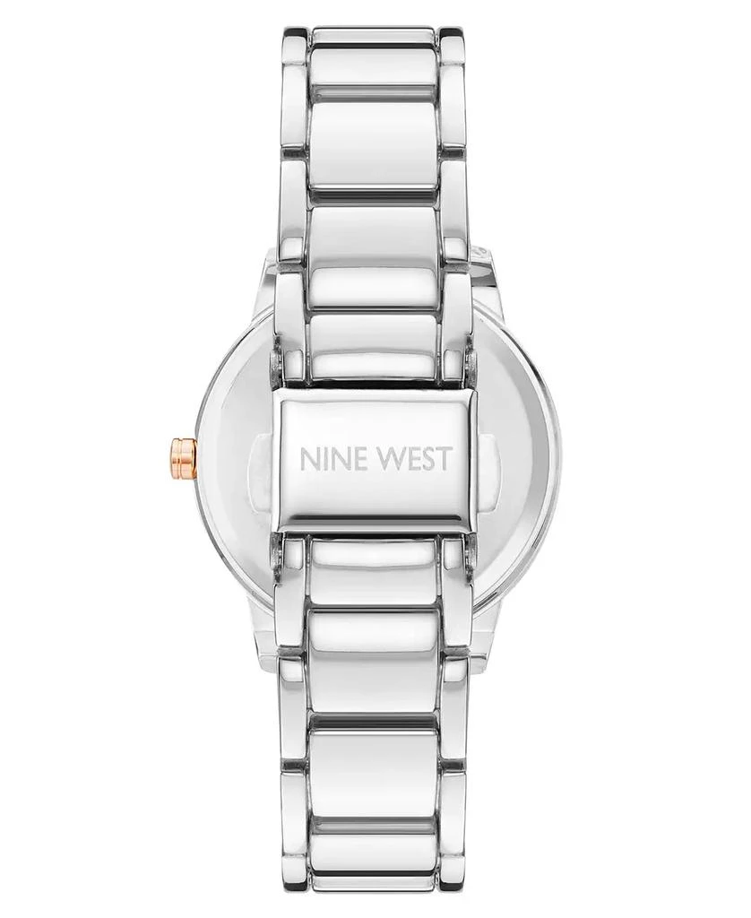Watch Nine West Usa Sale Women's Quartz Silver-Tone Alloy Link