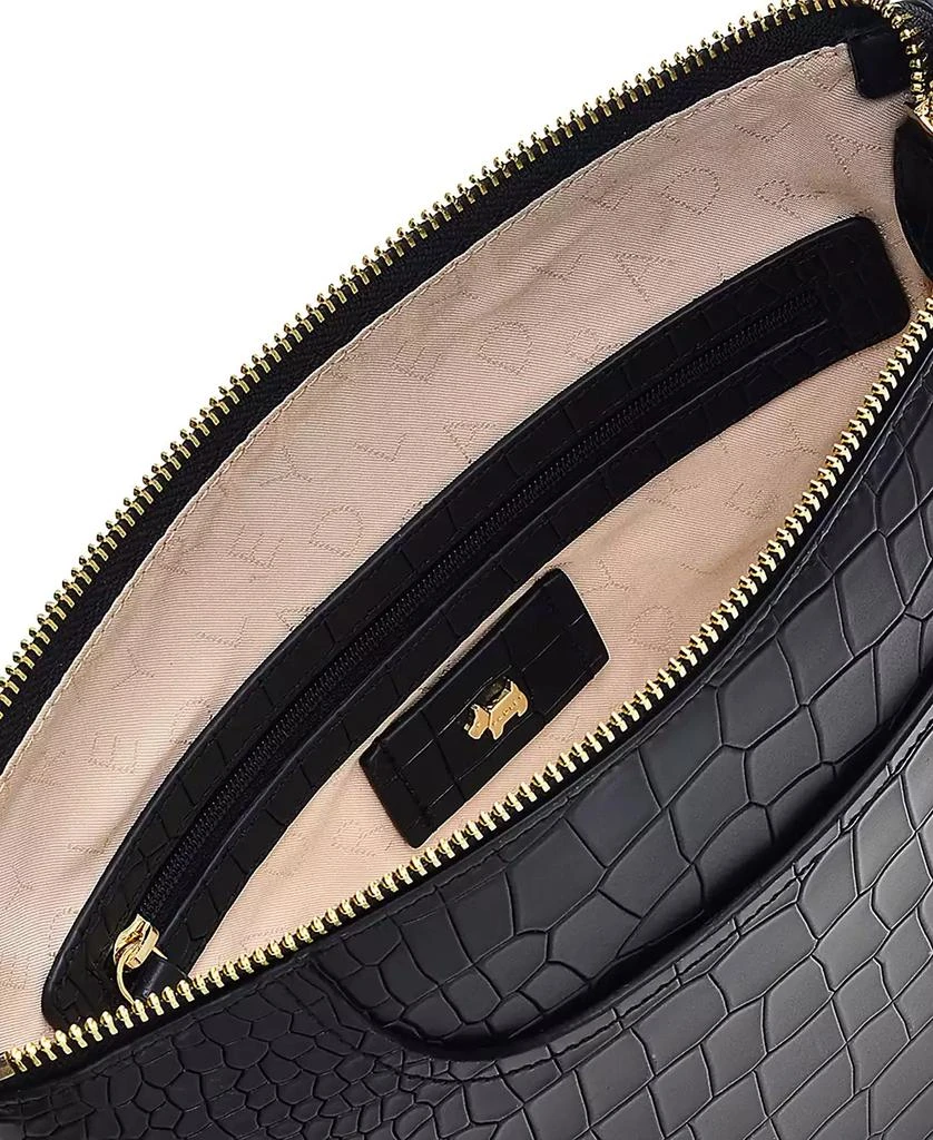 Radley Women's Pockets 2.0 Faux Croc Small Zip Top Crossbody 5