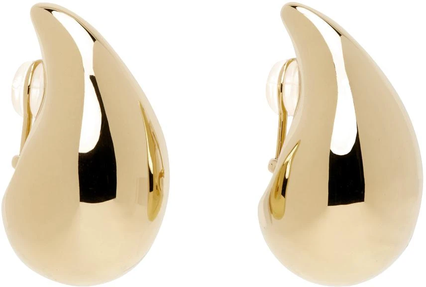 Bottega Veneta Gold Drop Medium Earrings 2