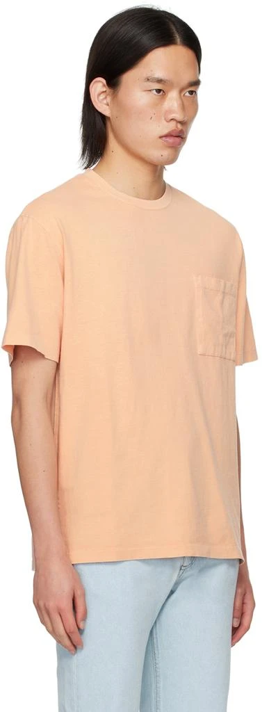A.P.C. Orange Boxy Tab T-Shirt 2