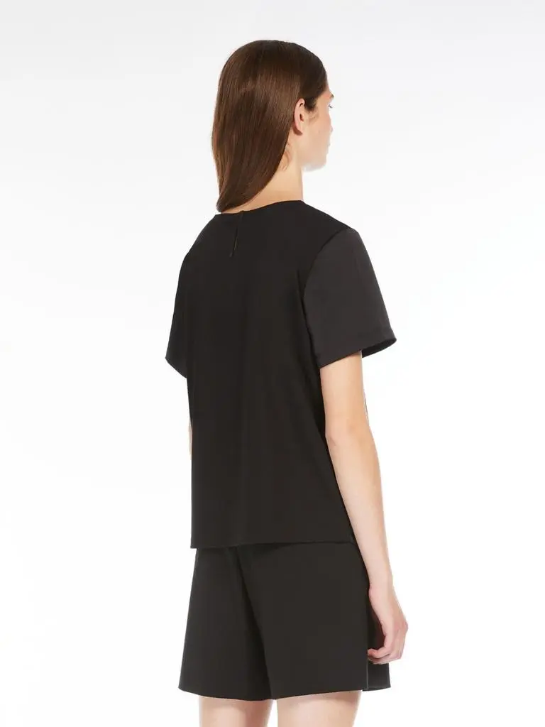 Weekend Max Mara Satin and jersey t-shirt 3