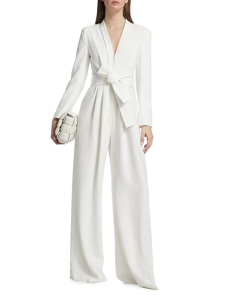A.L.C. Kieran II Belted Crepe Wide-Leg Jumpsuit 2