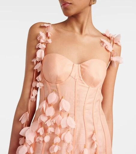 Dawning linen and silk midi dress  On Sale Now with Up to 40% Off |  Discover Exclusive Deals & Savings at BeyondStyle  Authentic Zimmermann  women|n|o|zimmermann|designers|summer|e|m|w|clothing|dresses with  Limited-Time Discounts, Free Shipping,