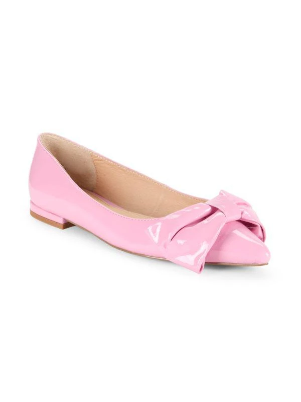 Cecelia New York Brie Bow Patent Leather Ballet Flats 2