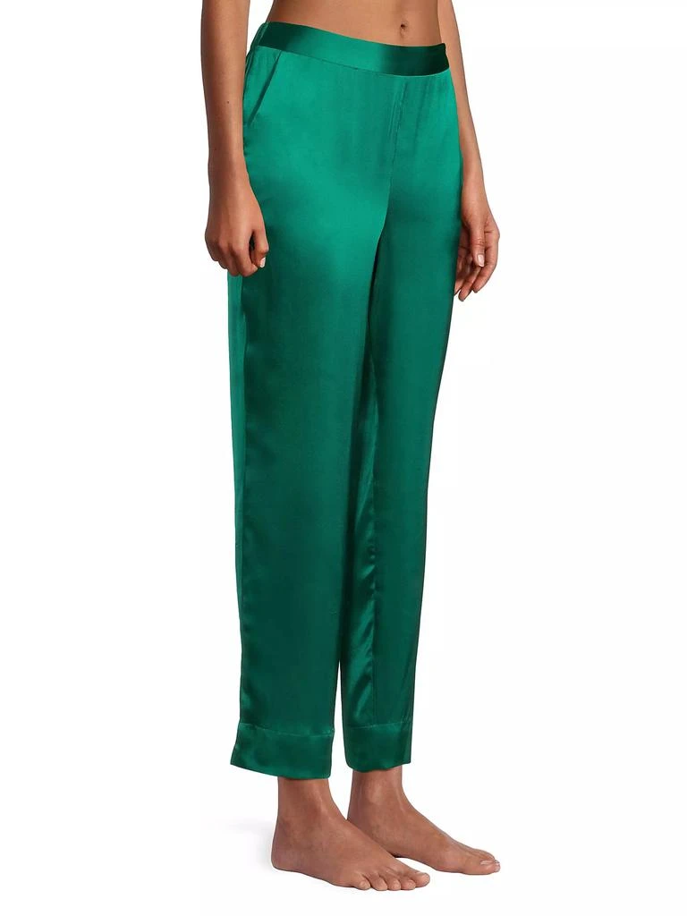 Josie Key Essentials Two-Piece Silk Pajama Set 4