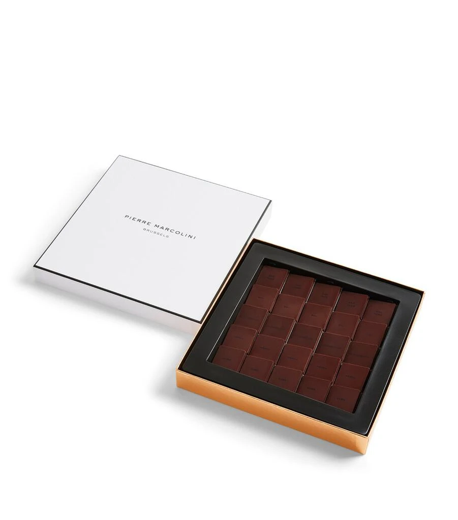 Pierre Marcolini Dark Chocolate Saveur du Monde 25-Piece Box (100g) 1