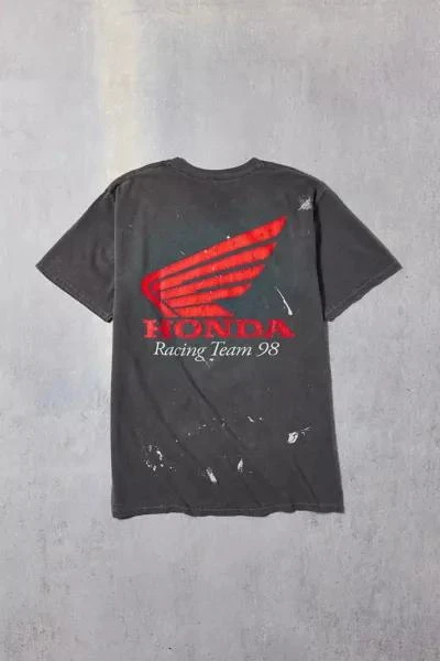 Urban Outfitters Honda Racing Team 98 Paint Splatter Graphic Tee 2