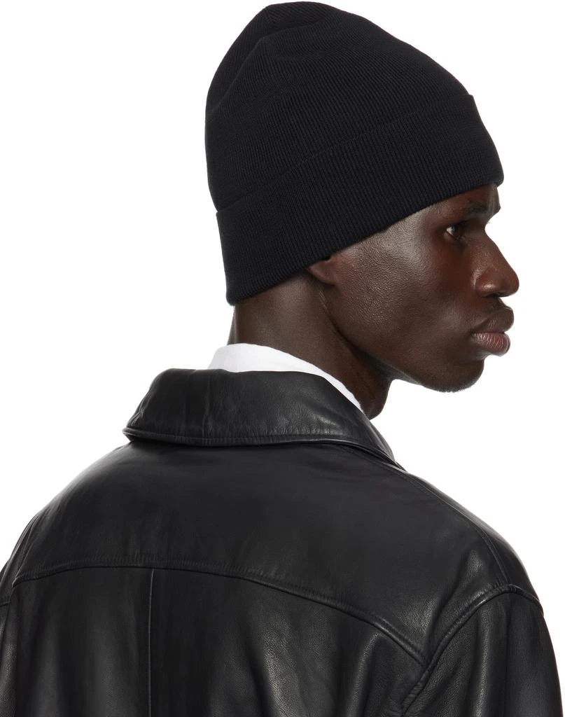 Ralph Lauren Black Lightweight Cotton Beanie 3