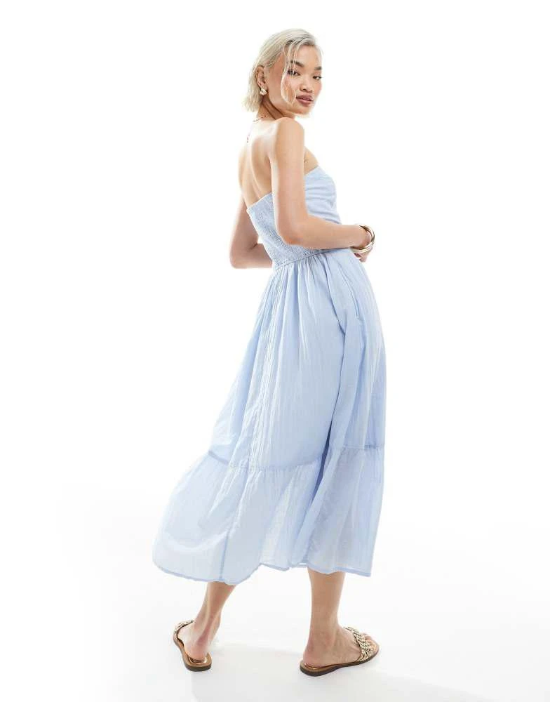 Shop Hollister strapless drop waist textured midi dress with a slit in light blue on Sale at BeyondStyle Get 31% Off Hollister strapless drop waist textured midi dress with a slit Shop Hollister strapless drop waist textured midi dress with a slit in light blue on Sale at BeyondStyle Get 31% Off Hollister strapless drop waist textured midi dress with a slit
