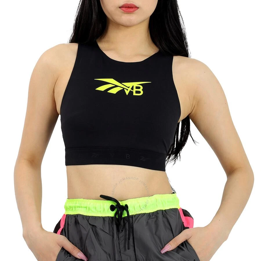 Reebok X Victoria Beckham Black Logo Sports Bra 1