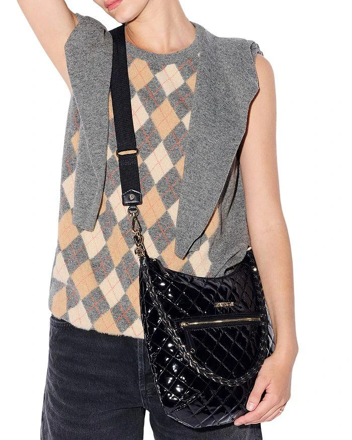 MZ Wallace Crosby Sienna Hobo Bag 3