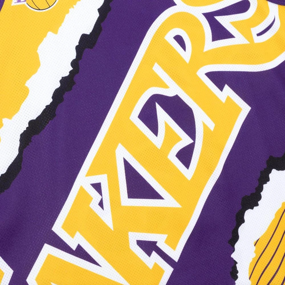 Mitchell & Ness LA Lakers Jumbotron 2 Sublimated Crew Neck Tank Top 3