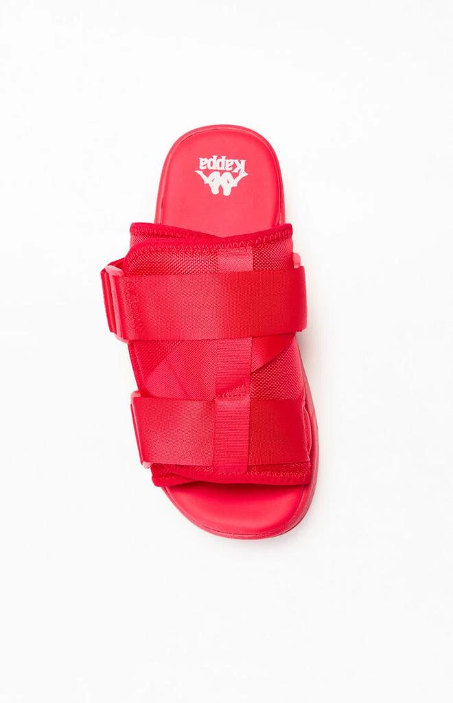 Kappa Red Authentic Bastian 1 Slide Sandals 5