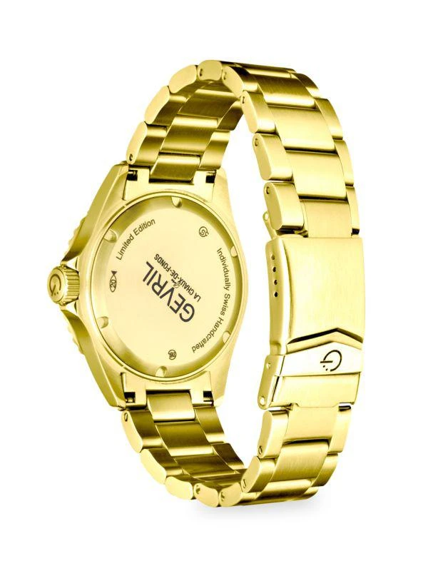 Gevril Wallstreet 43MM Stainless Steel Bracelet Watch 2