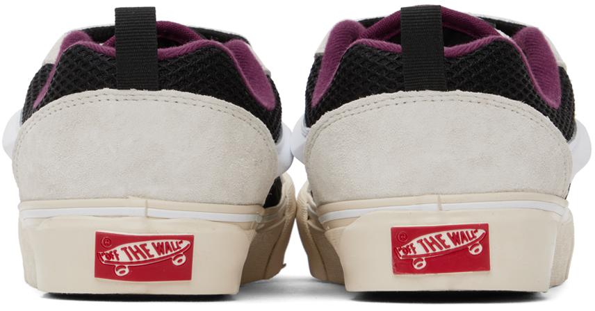 Vans Off-White & Black Knu Skool Vlt LX Sneakers