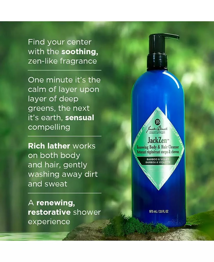 Jack Black JackZen Renewing Body & Hair Cleanser, 33 oz. 4