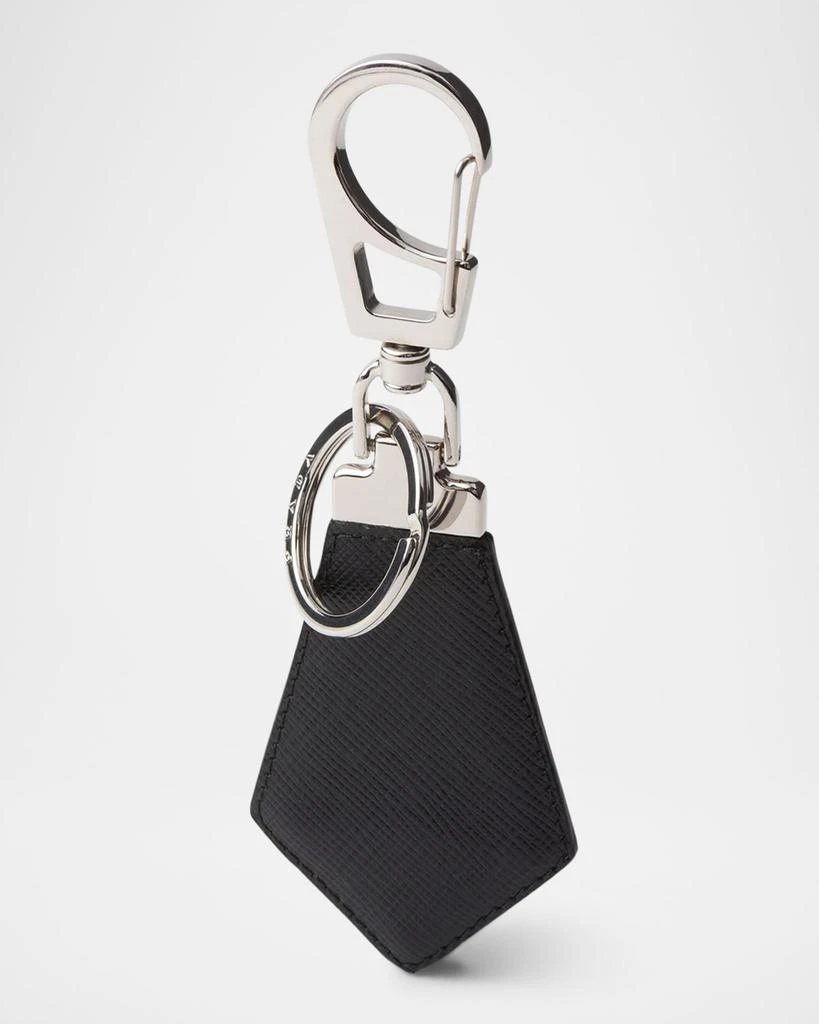 Prada Men
s Saffiano Leather Keychain 2