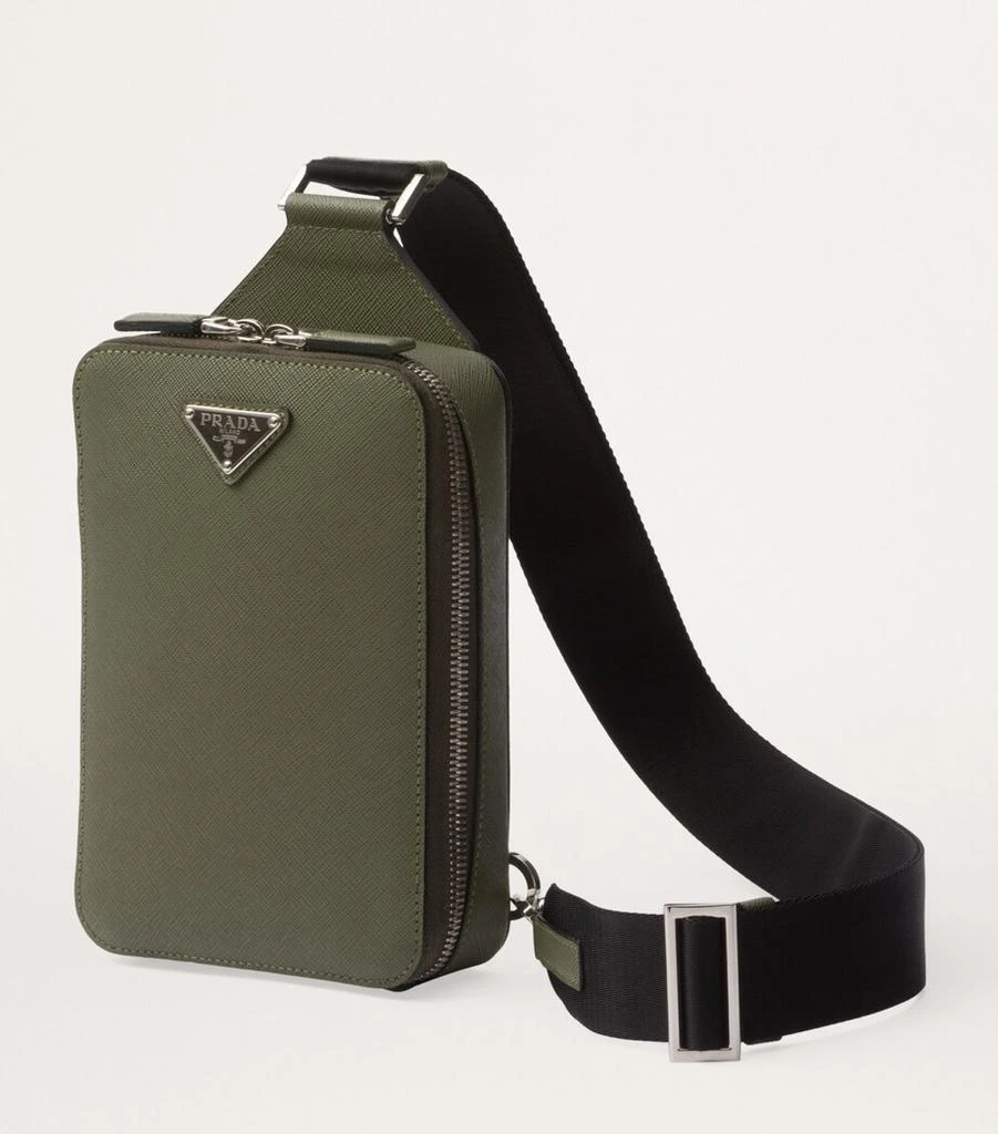 Prada Saffiano Leather Brique Cross-Body Bag 3