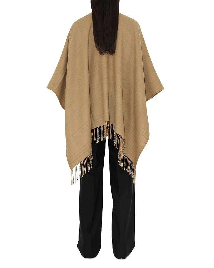 Burberry Reversible Check Wool Cape 4