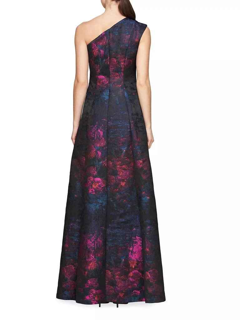 Kay Unger Cara One-Shoulder Gown 5