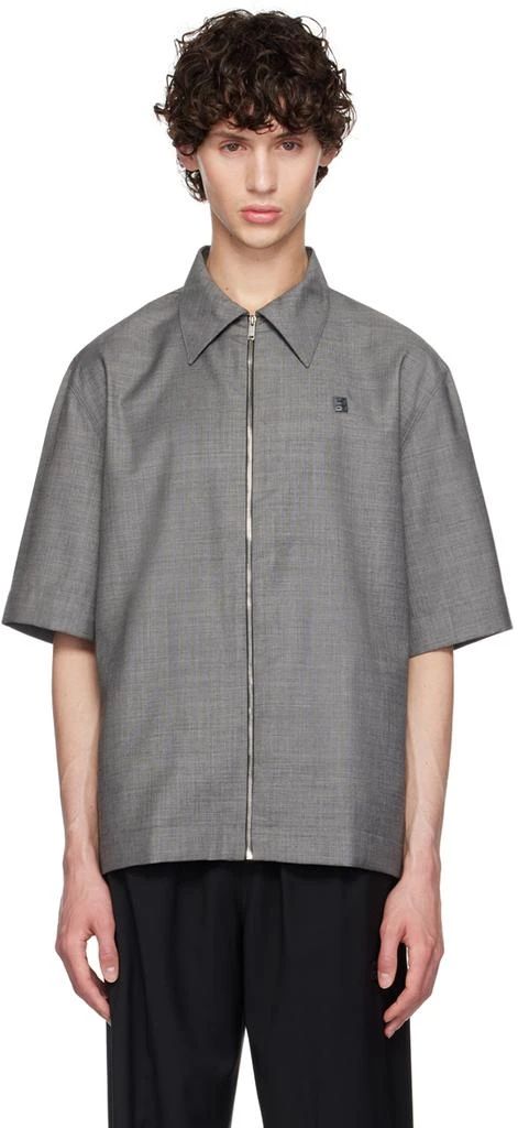 Givenchy Gray 4G Shirt 1