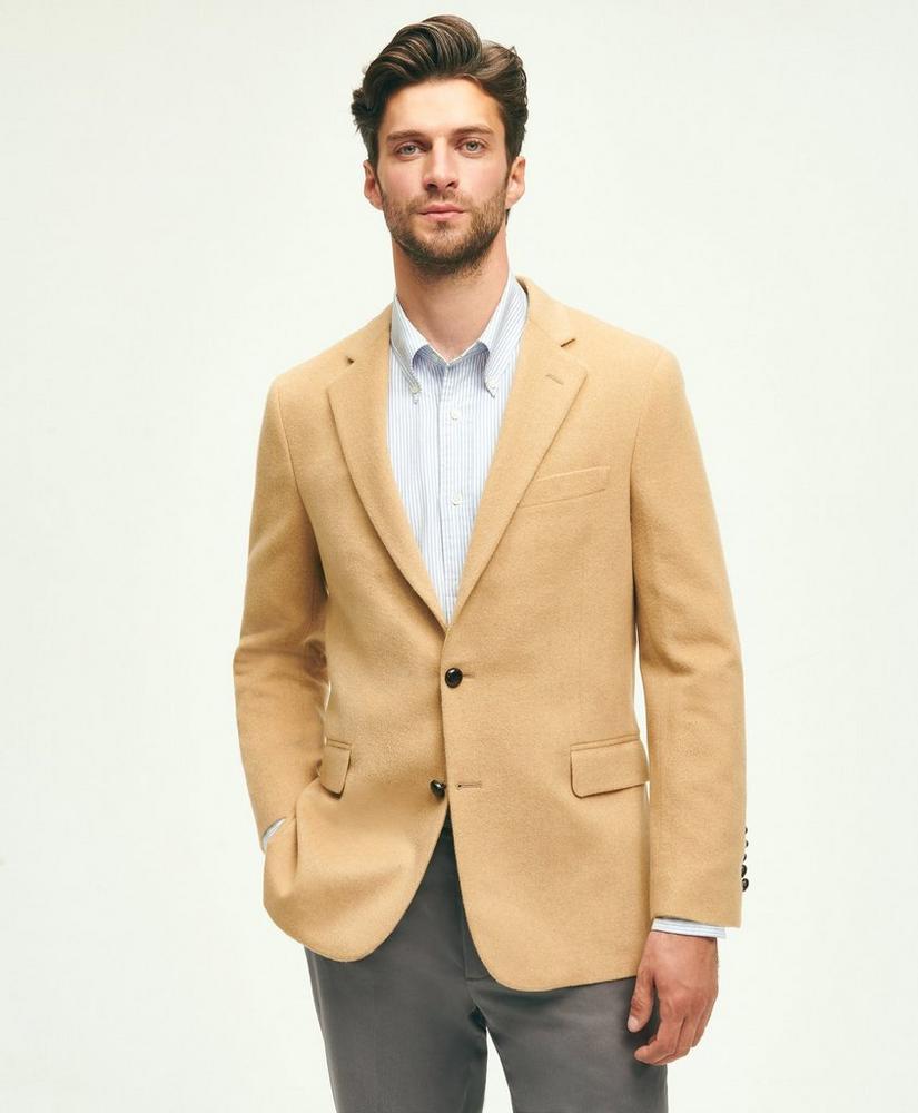 Brooks Brothers Classic Fit Camel Hair Twill 1818 Sport Coat