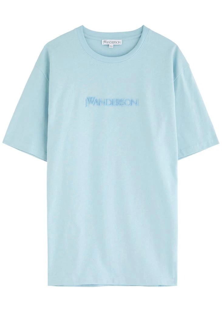 JW Anderson Logo-appliqué cotton T-shirt  1