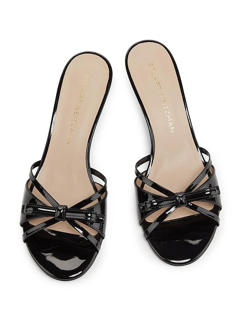 Stuart Weitzman Felicity 50MM Leather Slide Sandals 4