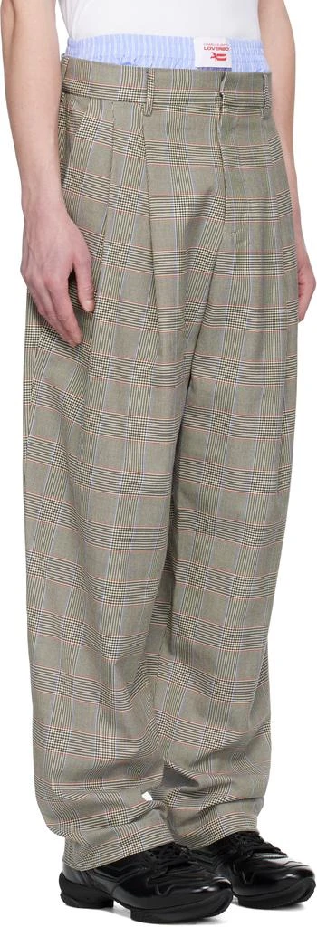 Charles Jeffrey Loverboy Beige Aberdeen Trousers 2