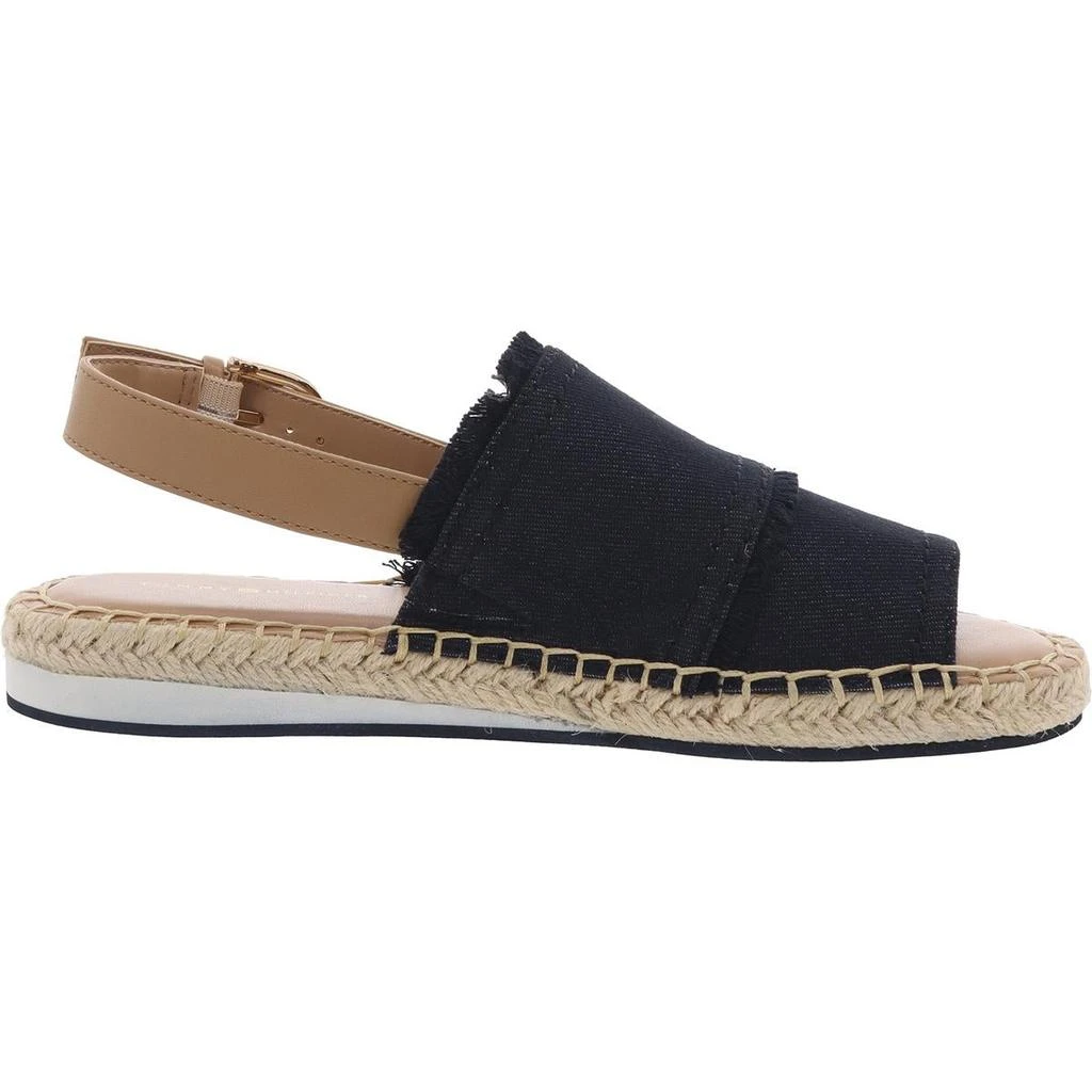 Tommy Hilfiger Grove 2 Womens Canvas Espadrille Wedge Sandals 2