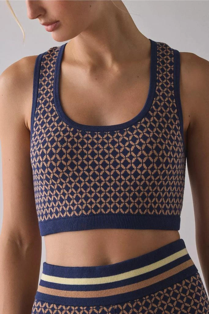 The Upside THE UPSIDE Crossroad Alma Scoop Neck Crop Tank Top 2