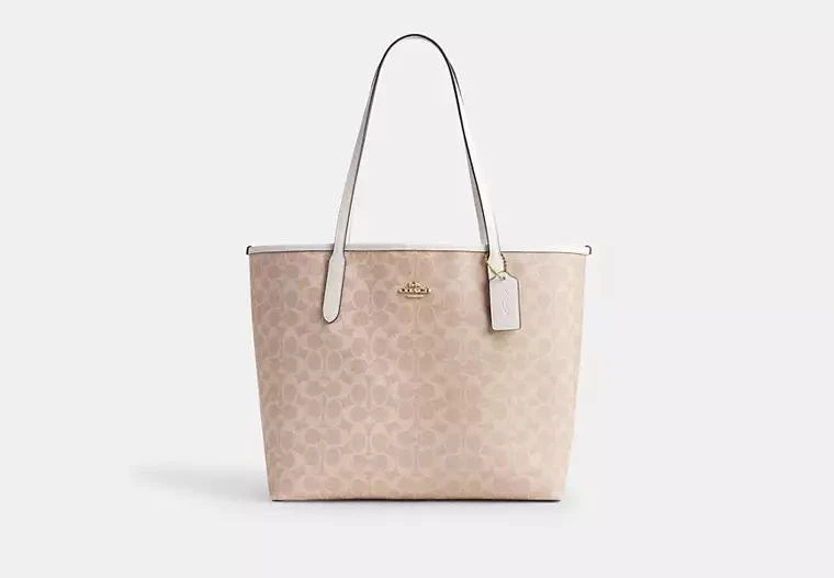Coach City Tote Bag In Signature Canvas