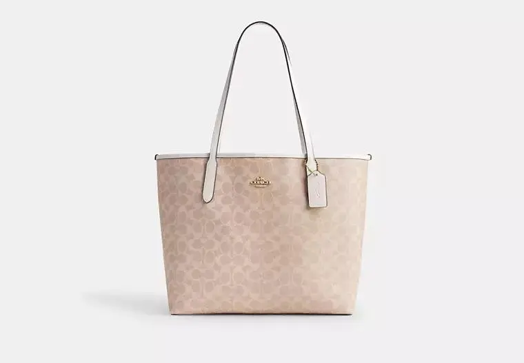Coach City Tote Bag In Signature Canvas