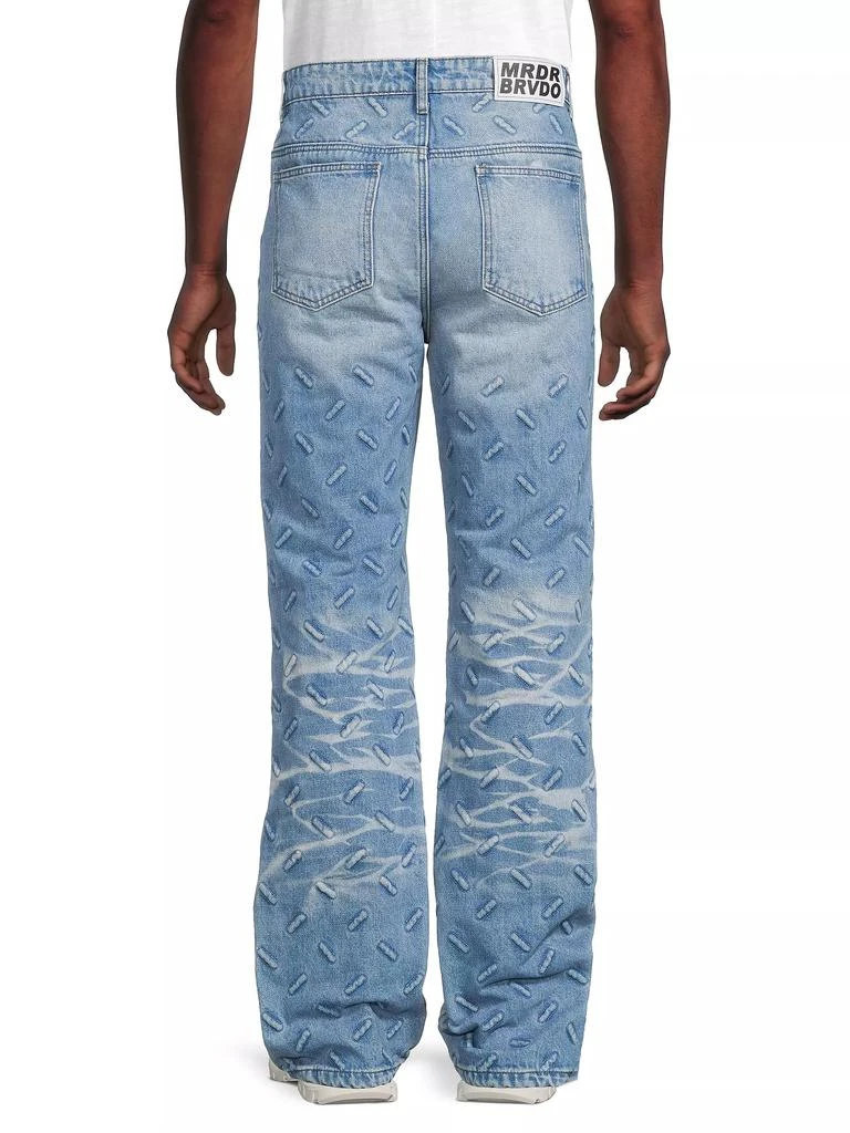 Who Decides War Thread Plate Faded Jeans 5