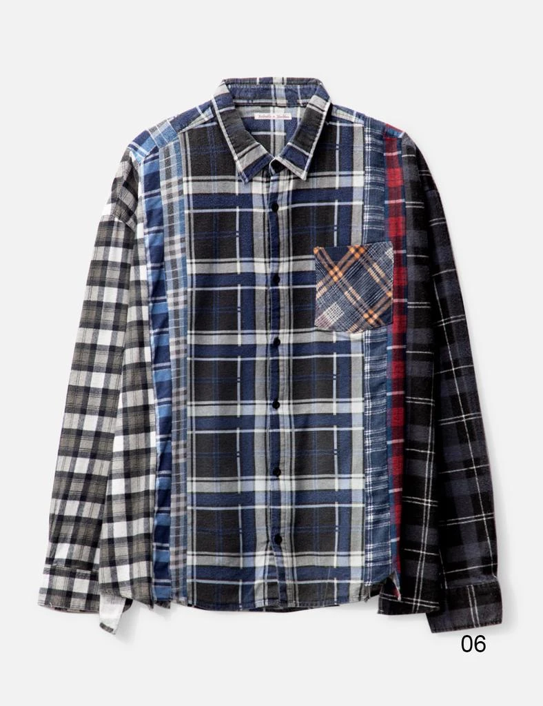 Needles 7 Cuts Wide Flannel Shirt 11