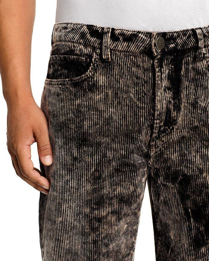 MONFRÈRE Jayden Straight Corduroy Pants in Acid Noir 6