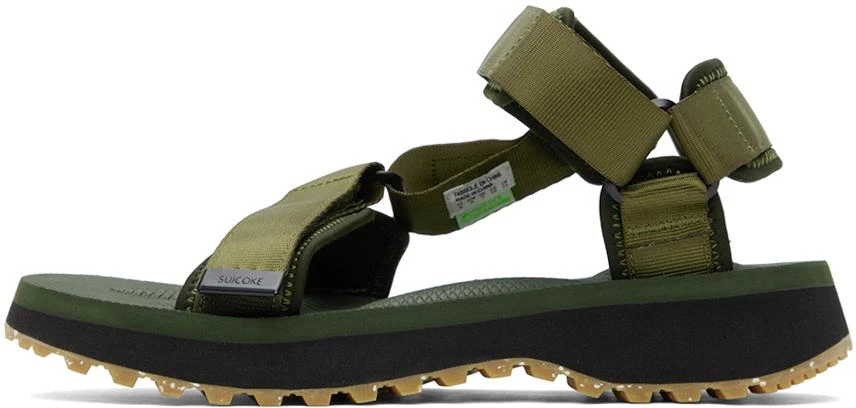 Suicoke Khaki DEPA-2TRab Sandals 3
