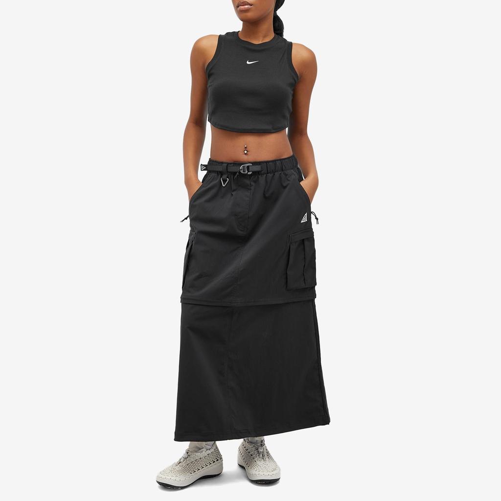 NIKE ACG vintage skirt 専用 ruru様 Nike ACG Long Vintage Skirt Women Black Convertible 2 in 1 Zip Off