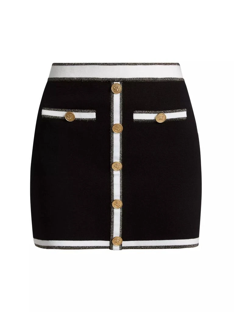 L'Agence Emi Contrast Trim Miniskirt 1