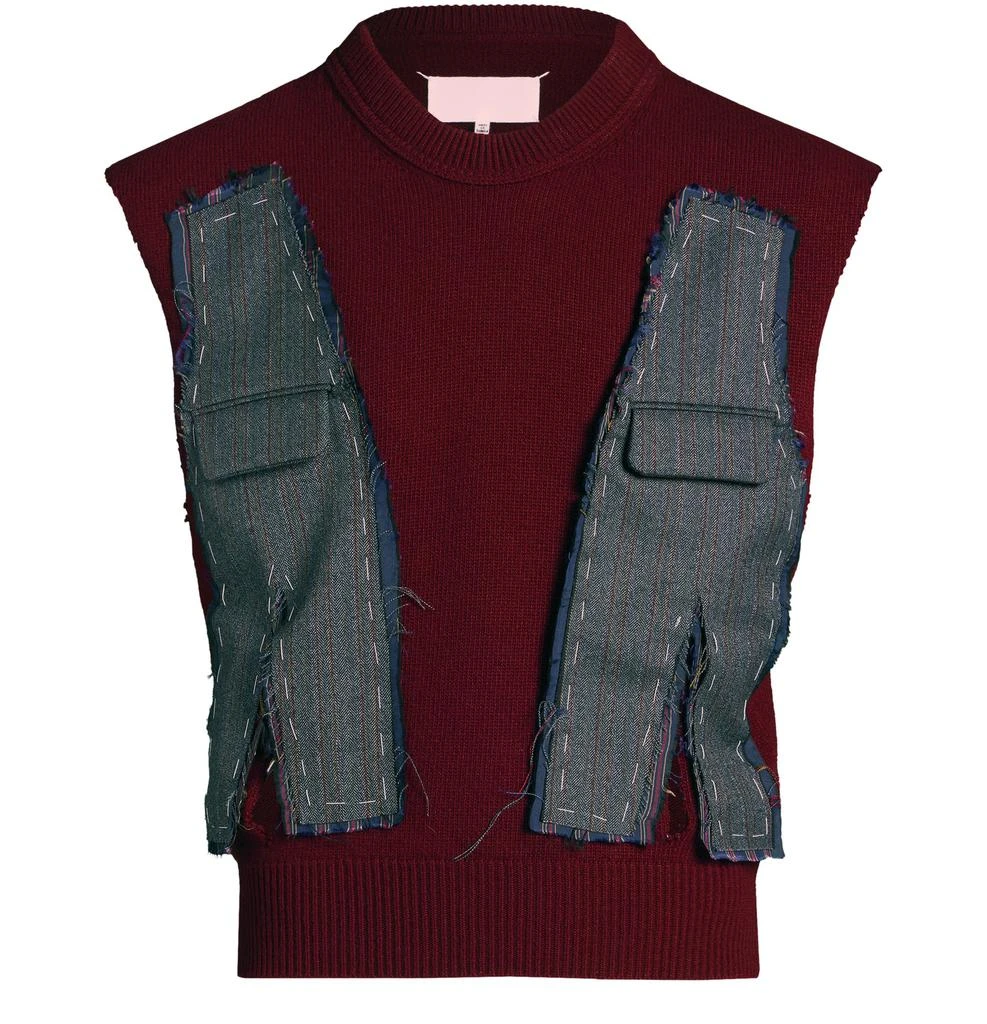MAISON MARGIELA Décortiqué knit gilet 1