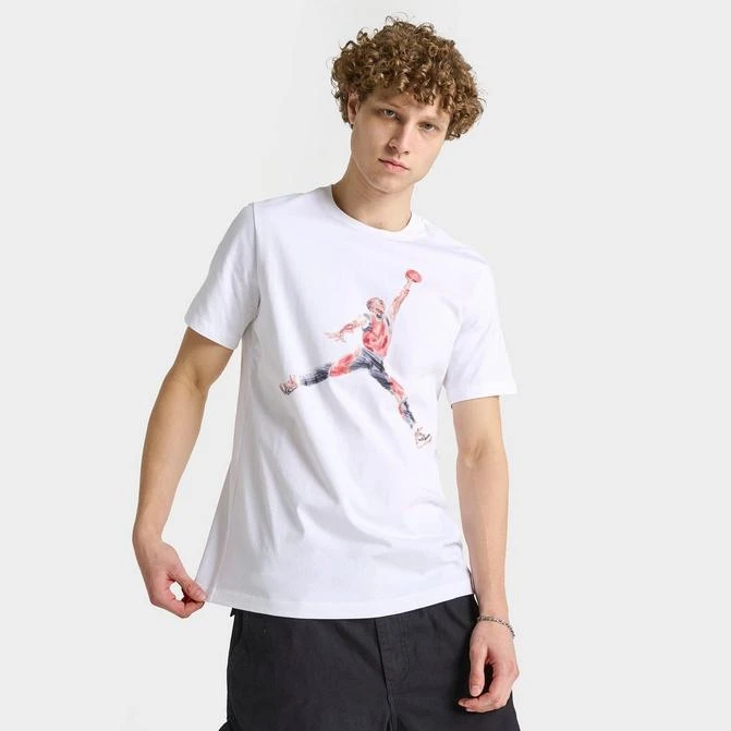 Jordan Men's Jordan Jumpman Watercolor Logo T-Shirt 1
