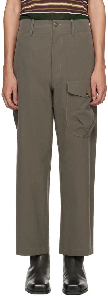 UMA WANG Gray Paxton Cargo Pants 1