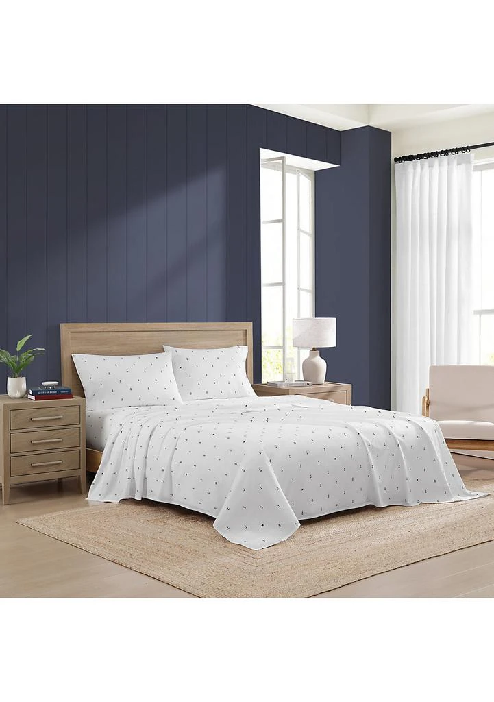 Tommy Hilfiger Anchor And Flag Cotton Sheet Set