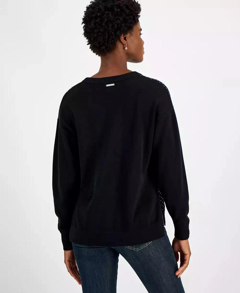 Michael Kors Women's Studded Crewneck Sweater 2