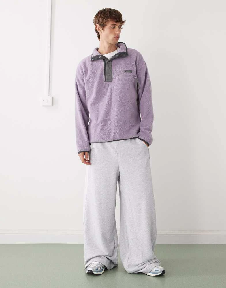 Columbia Columbia Helvetia II half snap fleece in purple 2