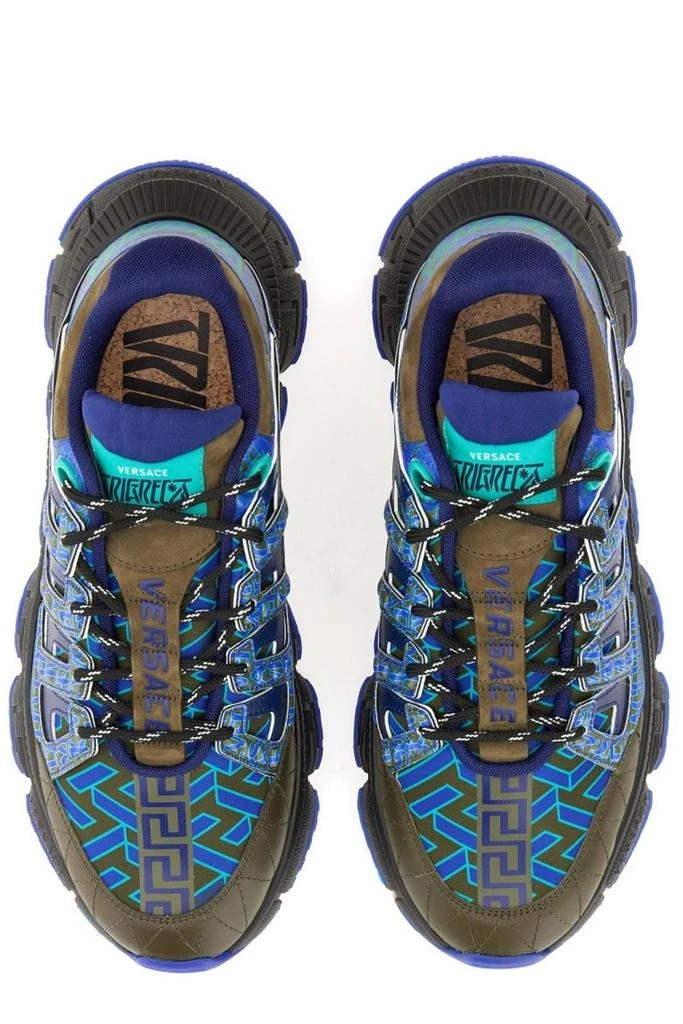 Versace Trigreca Panelled Chunky Sneakers – On Sale Now with  display picture 1