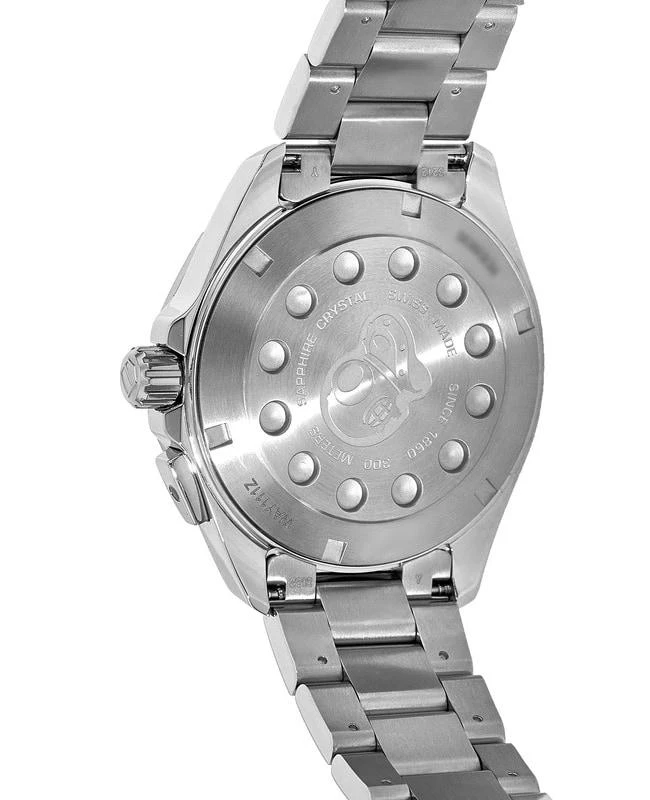 TAG Heuer Tag Heuer Aquaracer Alarm 300M 41MM Black Dial Steel Men's Watch WAY111Z.BA0928 2